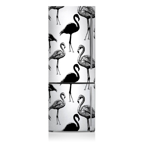 Kühlschrank matte Retro flamingos