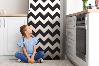 Kühlschrank aufkleber Zickzack