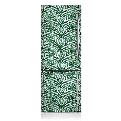 Kühlschrank matte Tropenblätter