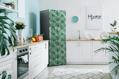 Kühlschrank matte Tropenblätter