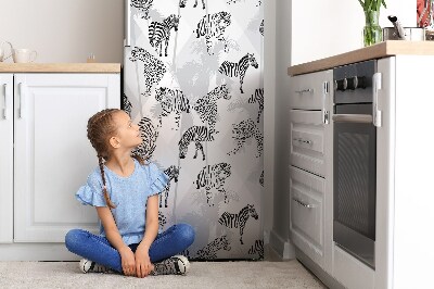 Kühlschrank magnet folie Tiger und zebras