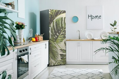 Kühlschrank matte Tropenblätter