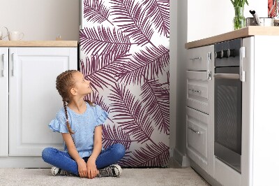 Kühlschrank magnet folie Lila blätter