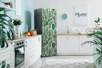 Kühlschrank matte Palmenblätter