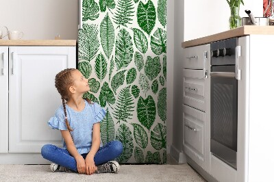 Kühlschrank matte Palmenblätter