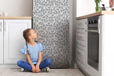 Kühlschrank magnet folie Graue blätter