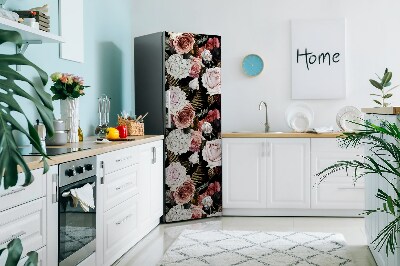 Kühlschrank matte Barockblüten