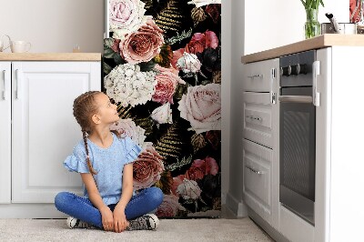 Kühlschrank matte Barockblüten