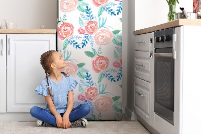 Kühlschrank matte Helle blumen