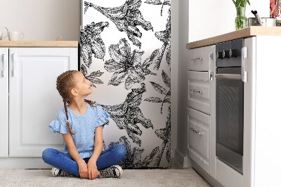 Kühlschrank aufkleber Lilien