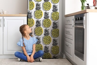 Kühlschrank aufkleber Ananasmuster
