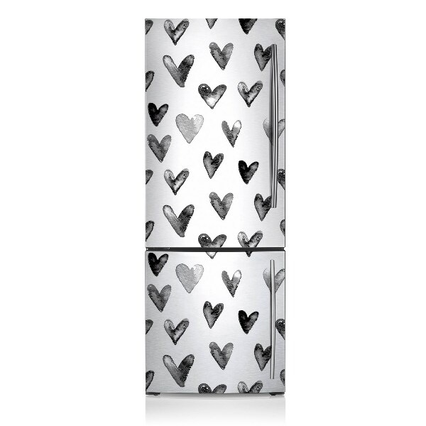 Magnet auf kühlschrank folie dekoration Gemaltes herz