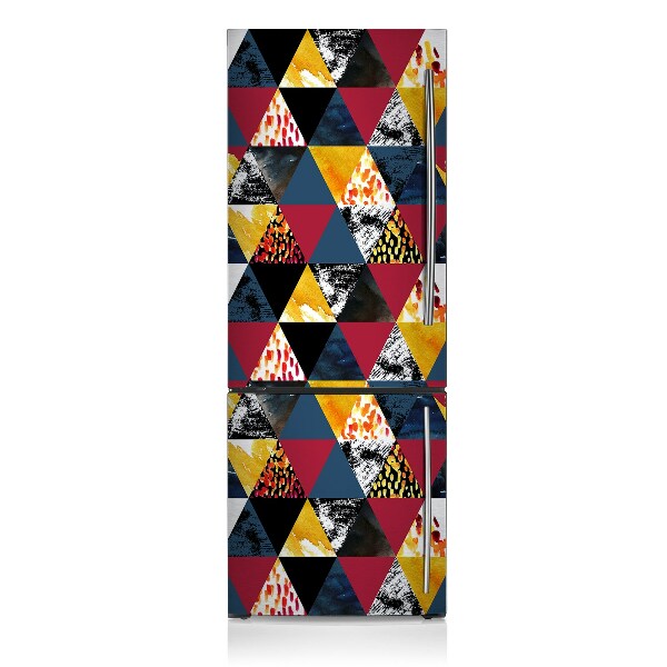 Kühlschrank magnet folie Mosaikdreiecke