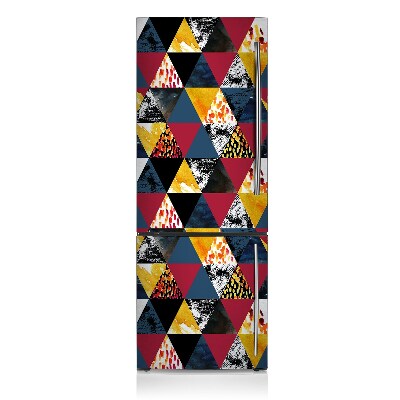 Kühlschrank magnet folie Mosaikdreiecke