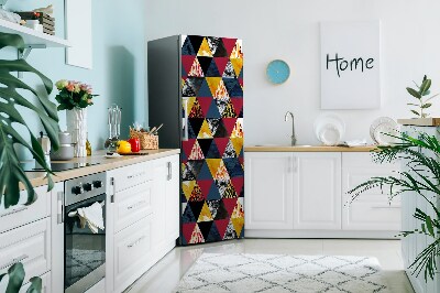 Kühlschrank magnet folie Mosaikdreiecke