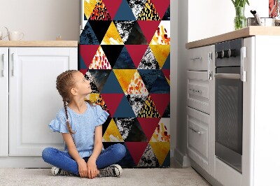 Kühlschrank magnet folie Mosaikdreiecke