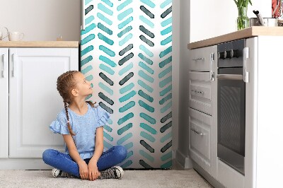 Magnetischer kühlschrank-aufkleber Flammen-aquarell