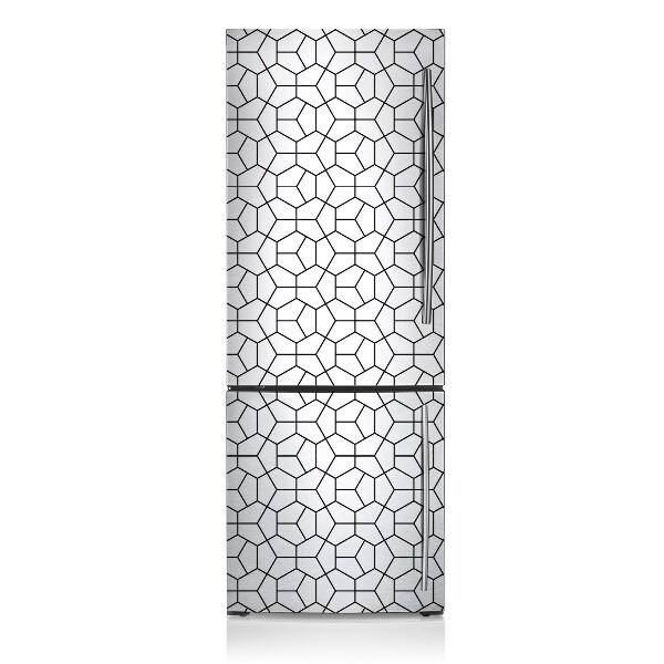 Magnet auf kühlschrank folie dekoration Geometrische zeichnung