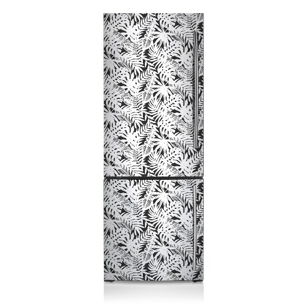 Kühlschrank magnet folie Schwarze blätter
