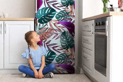Kühlschrank magnet folie Tropenblätter