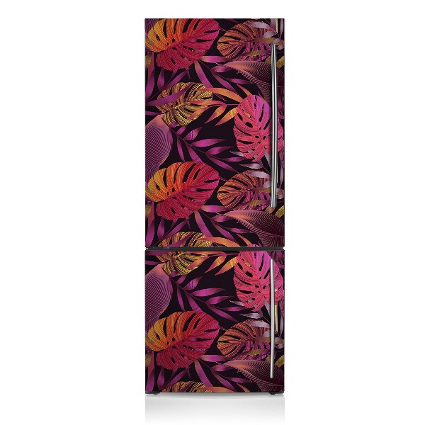 Kühlschrank magnet folie Lila dschungel