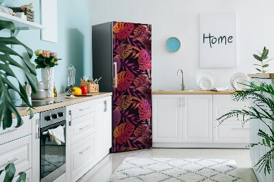 Kühlschrank magnet folie Lila dschungel