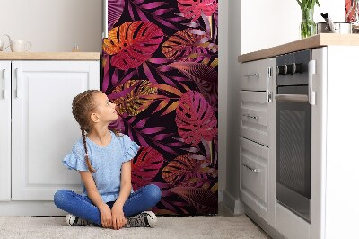 Kühlschrank magnet folie Lila dschungel