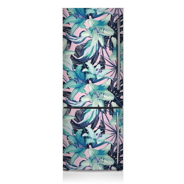 Kühlschrank matte Lily gemalt