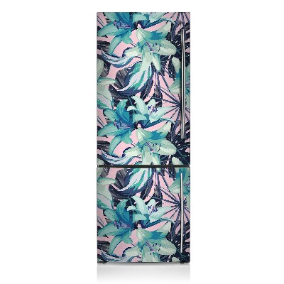 Kühlschrank matte Lily gemalt