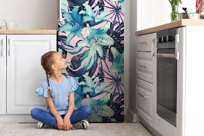 Kühlschrank matte Lily gemalt