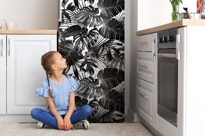 Kühlschrank matte Dunkle blätter