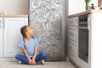 Magnetischer kühlschrank-aufkleber Abstraktes muster