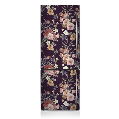 Kühlschrank aufkleber Garten mit blumen
