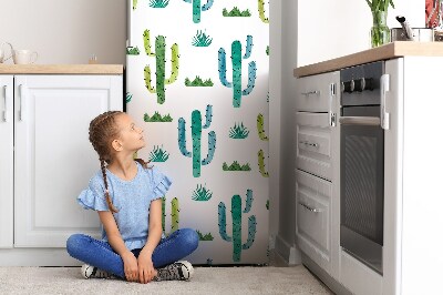 Kühlschrank magnet folie Kaktus bemalt