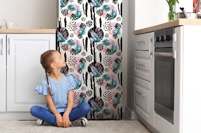 Kühlschrank magnet folie Dschungelabstraktion