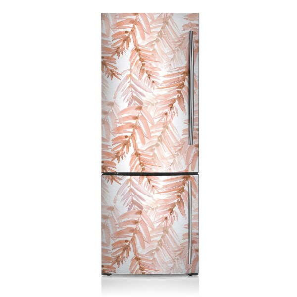 Kühlschrank aufkleber Orangenblätter