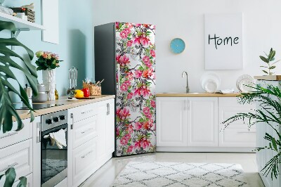 Kühlschrank matte Aquarellblüten
