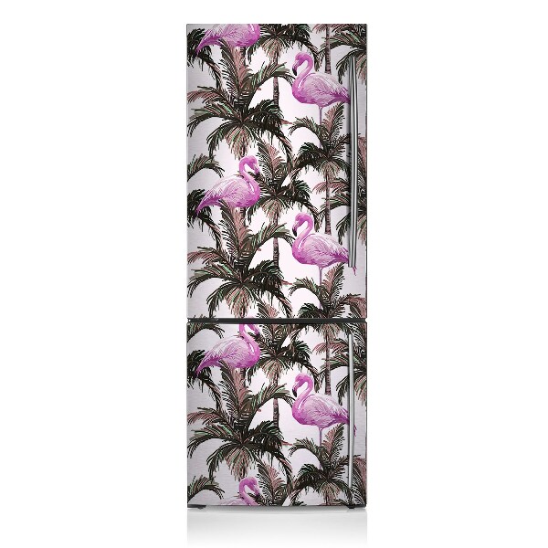 Kühlschrank matte Flamingos in palma