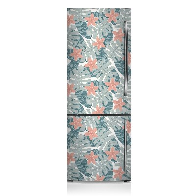 Kühlschrank magnet folie Tropisches wandgemälde