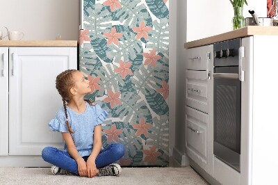 Kühlschrank magnet folie Tropisches wandgemälde