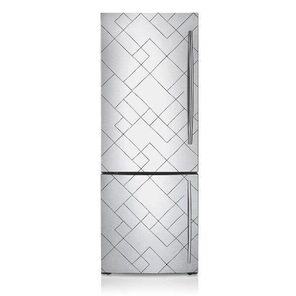 Kühlschrank aufkleber Linien und quadrate
