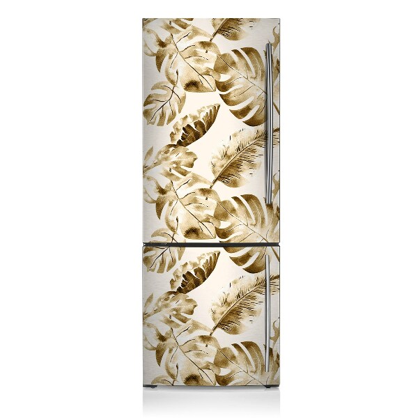 Kühlschrank aufkleber Palmenblätter