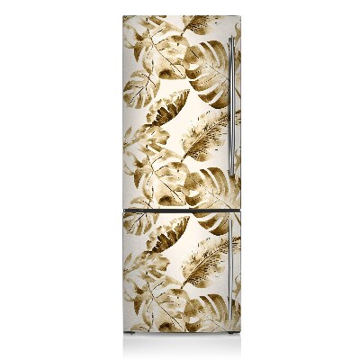 Kühlschrank aufkleber Palmenblätter