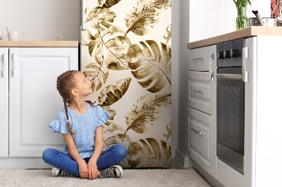 Kühlschrank aufkleber Palmenblätter