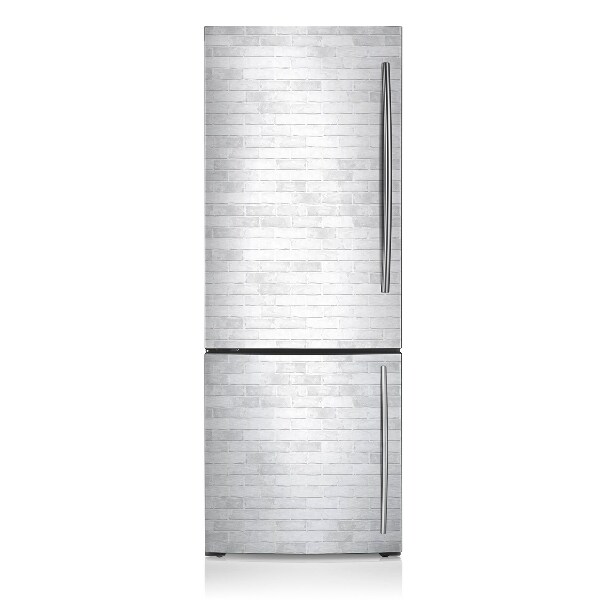 Magnet auf kühlschrank folie dekoration Weißer ziegel