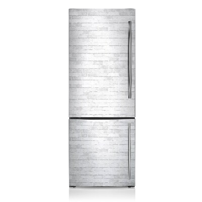 Magnet auf kühlschrank folie dekoration Weißer ziegel