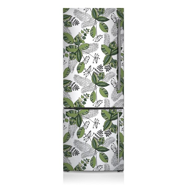 Kühlschrank aufkleber Botanisches muster