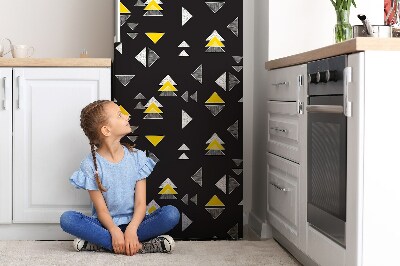 Kühlschrank aufkleber Gezogene dreiecke