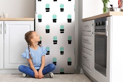 Kühlschrank aufkleber Kakteen