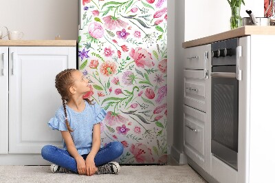 Kühlschrank matte Bemalten blumen